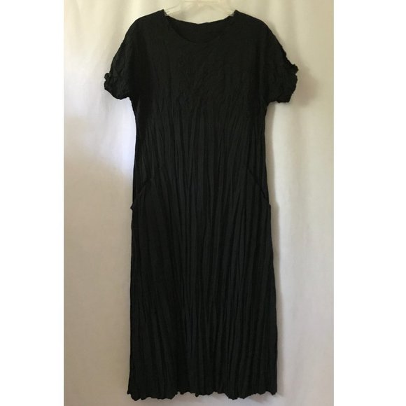 Babette Long Pleated Dress - Picture 1 of 14